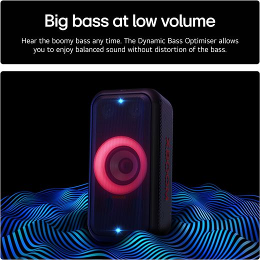 LG xboom DLX5T Party Speaker - Black
