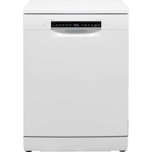 Bosch Series 4 SMS4HAW40G Wifi Connected Standard Dishwasher - White - D Rated