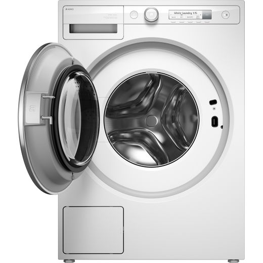 ASKO Steel Seal™ W3096CW.UK 9kg Washing Machine with 1600 rpm - White - Door open