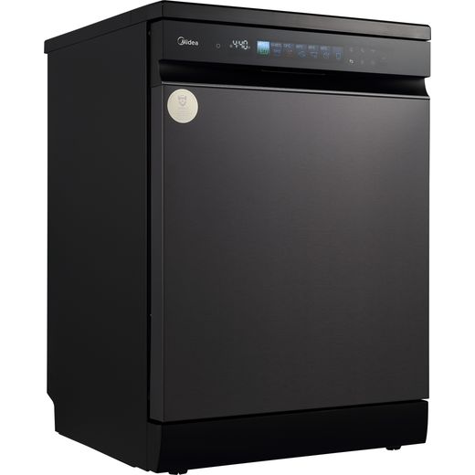 Midea Standard Dishwasher - Dark Inox - right perspective shot