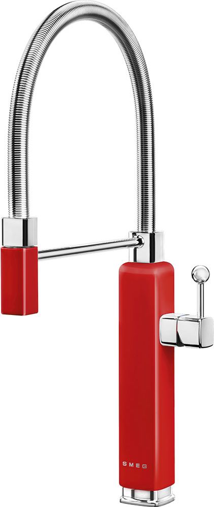 Smeg Kitchen Tap - Red