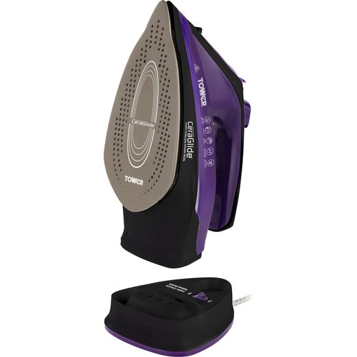 Tower Cord & Cordless T22008 2400 Watt Iron -Purple