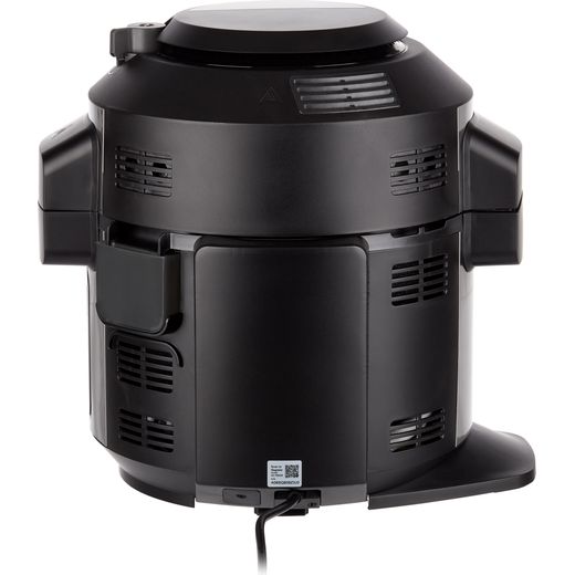 Ninja Foodi Max 15-in-1 SmartLid OL750UK 7.5 Litre Multi Cooker With Air Fryer Function - Stainless Steel / Black - Back shot