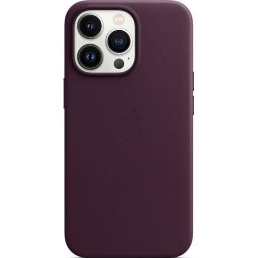 Apple Leather Case with Magsafe for iPhone 13 Pro - Dark Cherry