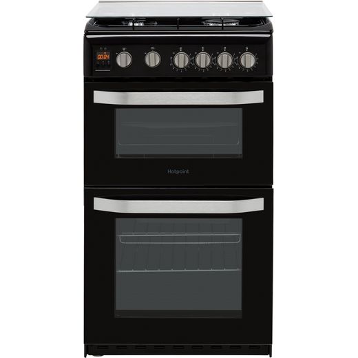 Hotpoint gas cooker black HD5G00CCBK/UK_BK