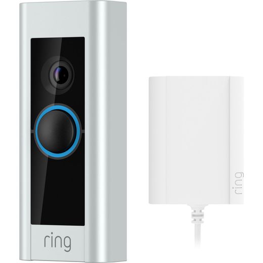 Ring Video Doorbell Pro 2 Plug-In HD+ 1536p - Nickel