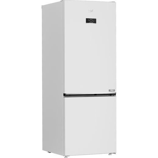 Beko AeroFlow™ HarvestFresh™ CNG4793VW 192cm High 70/30 Frost Free Fridge Freezer - White - Right perpsective shot