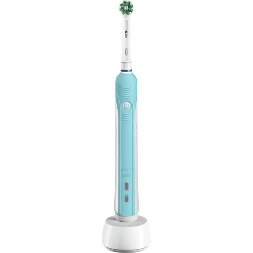 Oral B Pro 600 CrossAction Electric Toothbrush - Turquoise