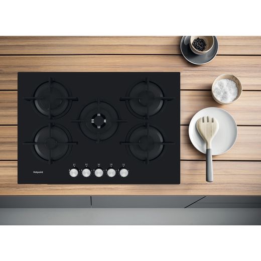 Hotpoint HGS 72S BK hob Black Built-in 60 cm Gas 5 zone(s)_8