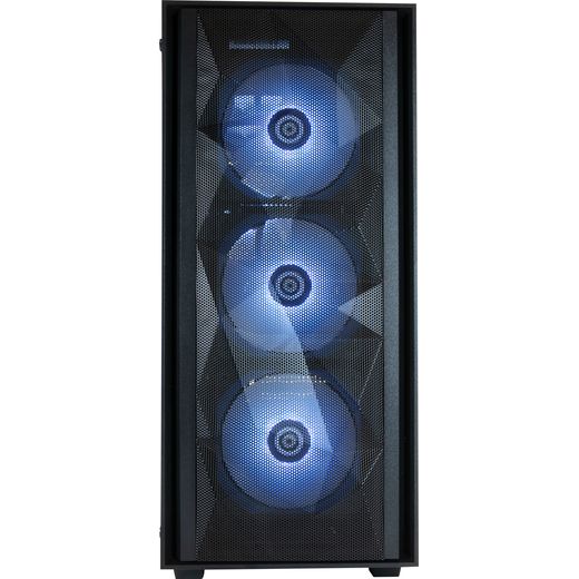 CyberPowerPC AO22236 - NVIDIA GeForce RTX 5060, Intel® Core™ i5, 1TB SSD - Black - Front shot