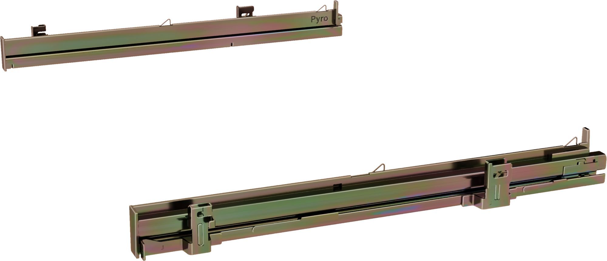 NEFF Z1608CX0 Telescopic Oven Rail - Stainless Steel