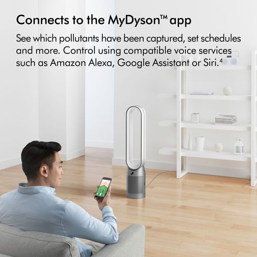 Dyson Purifier Cool PC1 Tower Fan - White - annotation - my dyson app