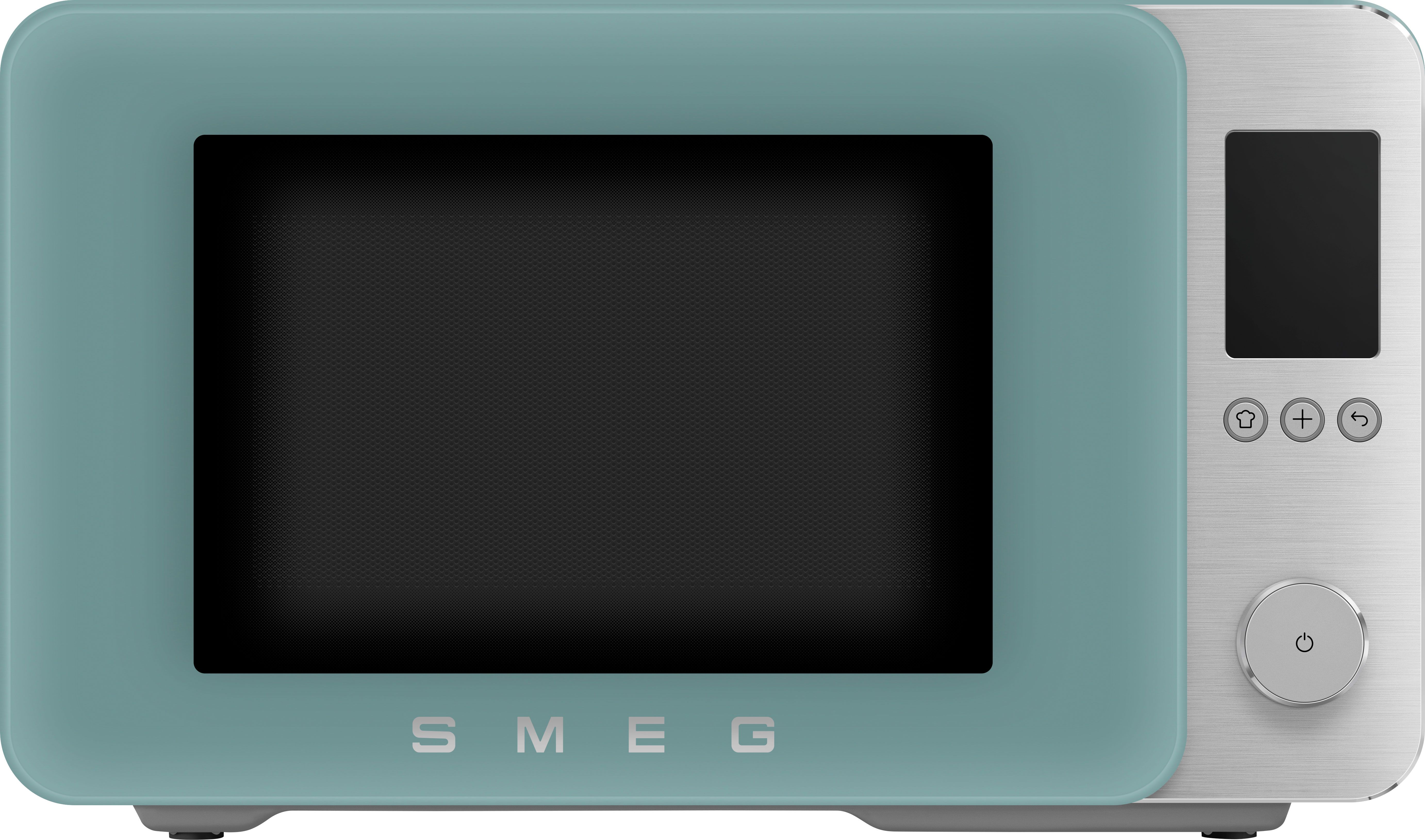 Smeg MOC02EGMUK Combination Microwave - 27 L - Emerald Green - AirFry - Grill