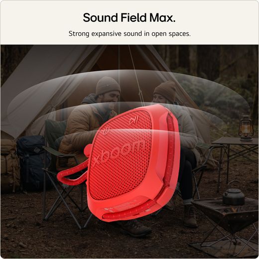 LG xboom Rock Wireless Speaker - Black - Annotation - field max shot