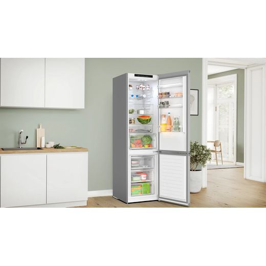 Bosch Fridge Freezer - Stainless Steel Effect - Fridge freezer in kitchen