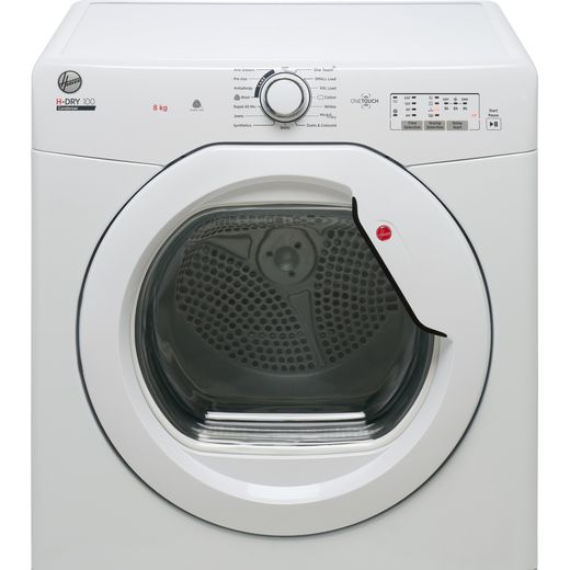 Hoover H-DRY 300 HLEC8LG-80 8Kg Condenser Tumble Dryer - White - Control panel