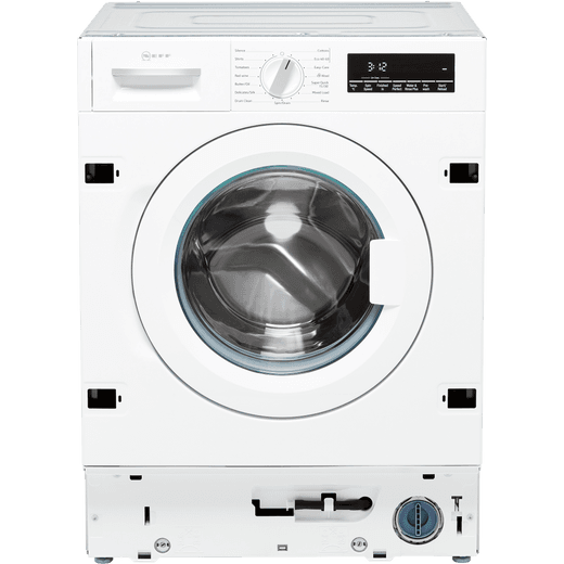 NEFF N70 W544BX2GB Integrated 8kg Washing Machine with 1400 rpm - White - Front shot