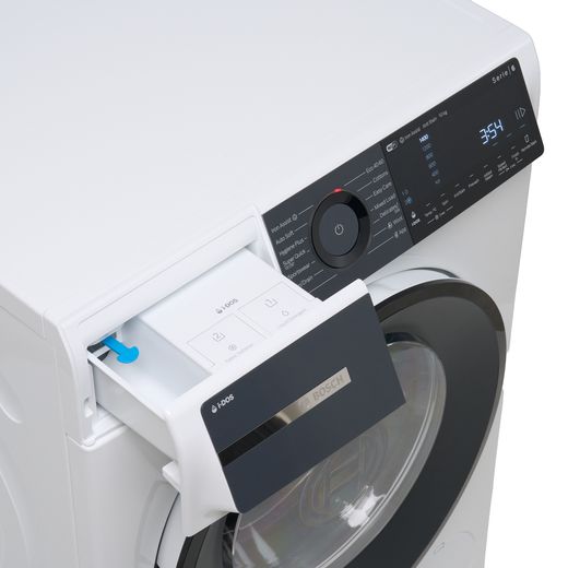 Bosch Series 6 WGH254A0GB 10kg WiFi Connected Auto Dosing Washing Machine with 1400 rpm - White - Detergent drawer