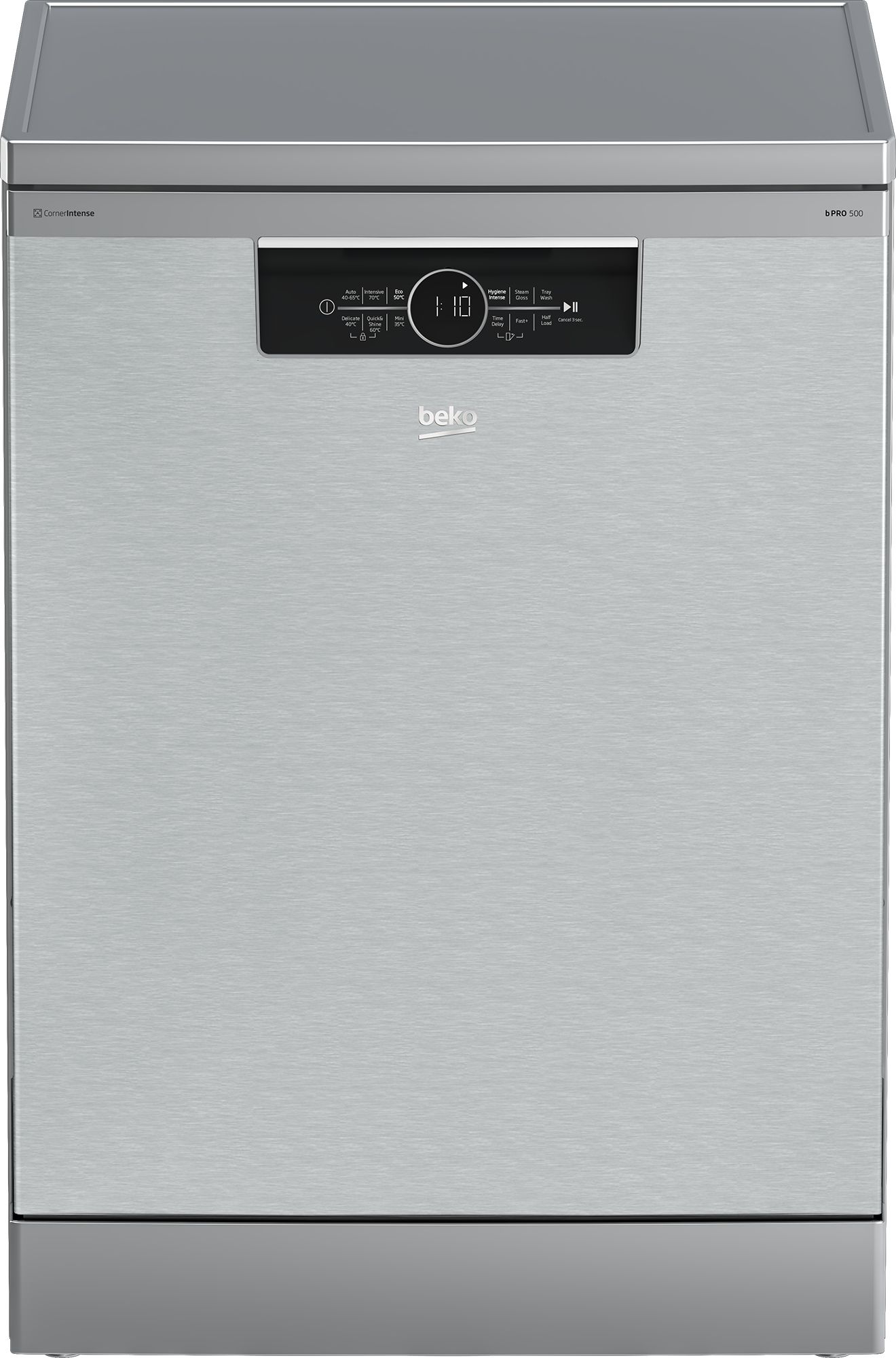 Image of Beko BDFN36640CX Full Size Dishwasher - Stainless Steel - C Rated, Stainless Steel
