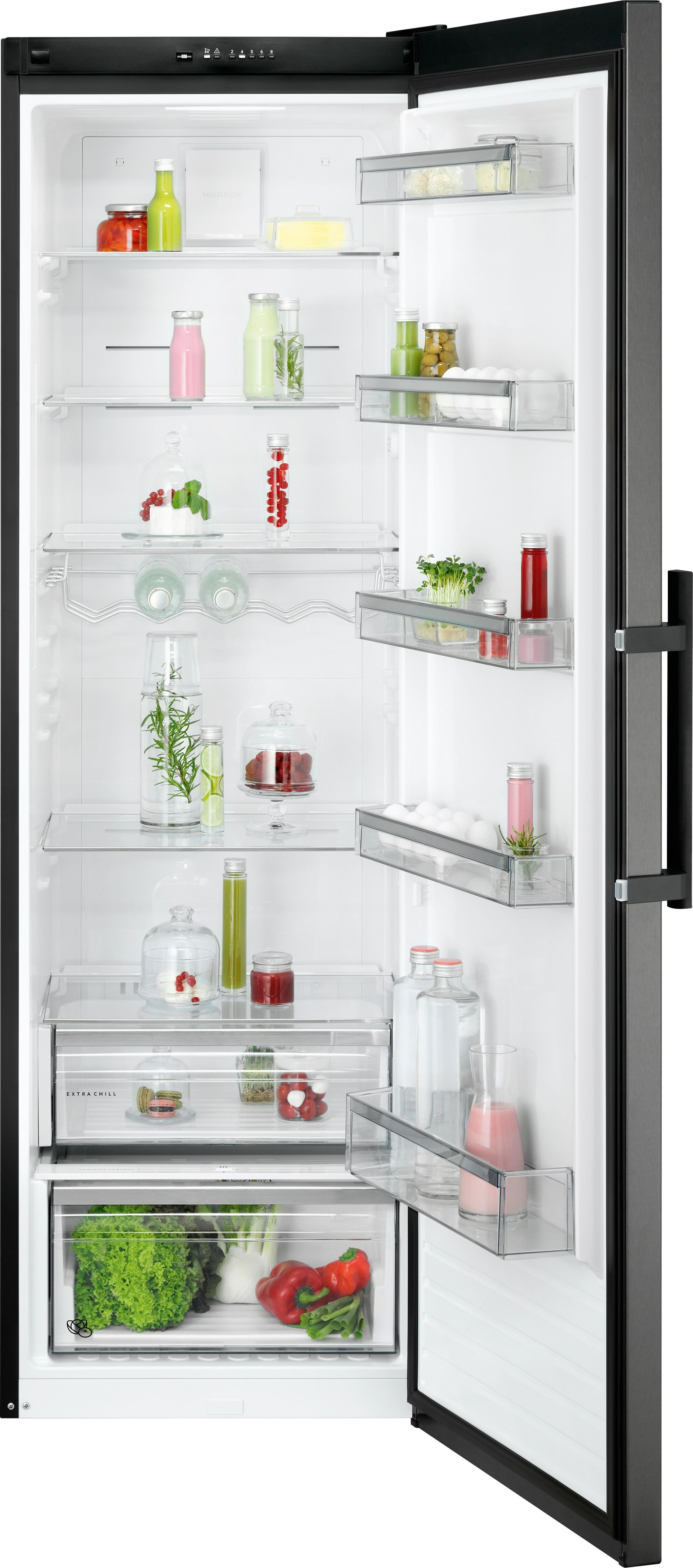 AEG ORK7M391EB Freestanding Larder Fridge - Black - 390L