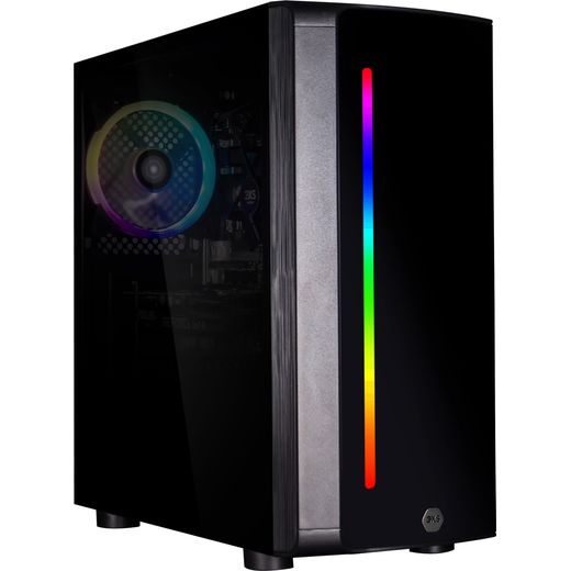 3XS Core 1650 Gaming Tower - 500GB SSD - Black