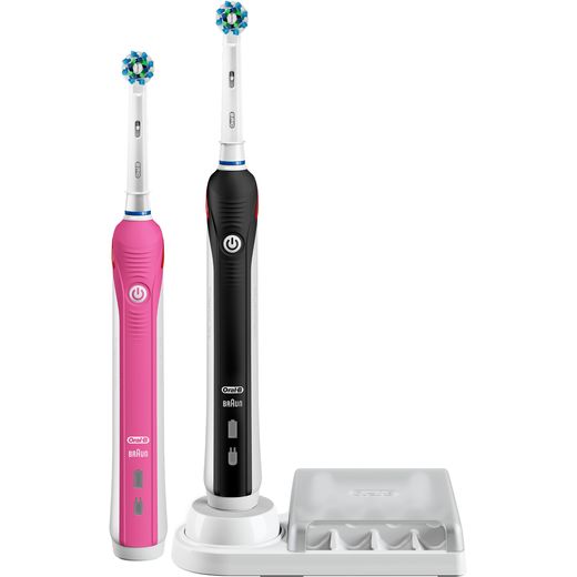 Oral B Smart 4 4900 Electric Toothbrush - Black / Pink