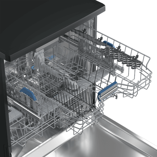 Beko b300 Standard Dishwasher - close up of middle drawer pulled out