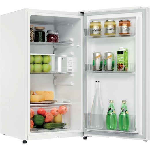 Hoover HONLQ2S38EWK 85cm Small Fridge Freezer - White - Right perspective shot