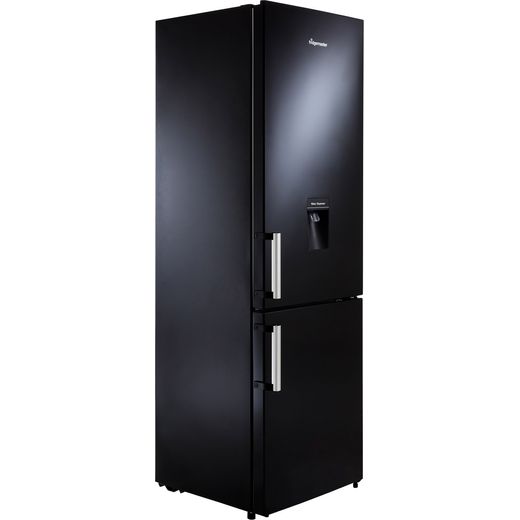 fridgemaster mc55264afb 70 30 fridge freezer black