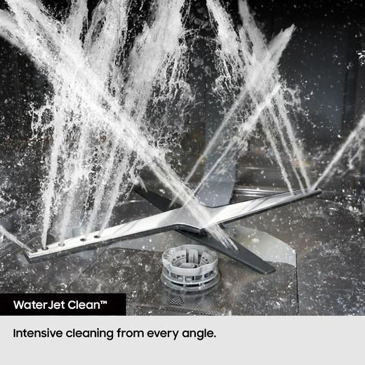 Samsung Series 9 WaterJet Clean™ DW90H79G1I0U4 14 Place Setting Smart Integrated Dishwasher, Dark Grey_4