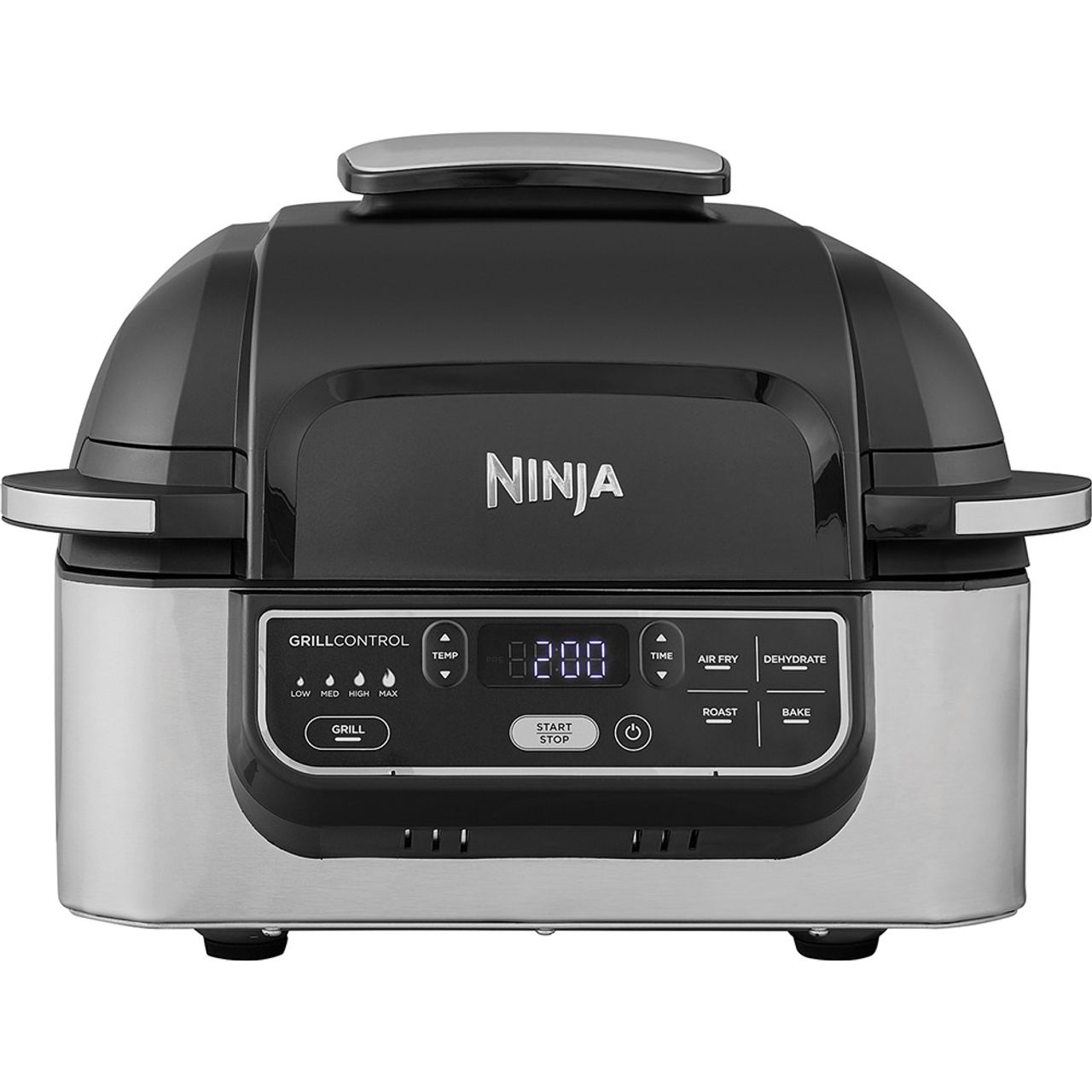 Ninja AG301UK Foodi Health Grill & Air Fryer Black/Stainless Steel -  Atlantic Electrics