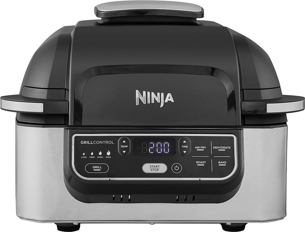Ninja Foodi Health Grill & Air Fryer AG301UK Fryer - Black, Black