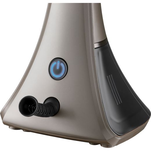 Russell Hobbs Steam Genie Aroma 28040 Handheld Garment Steamer - Grey - Power button shot