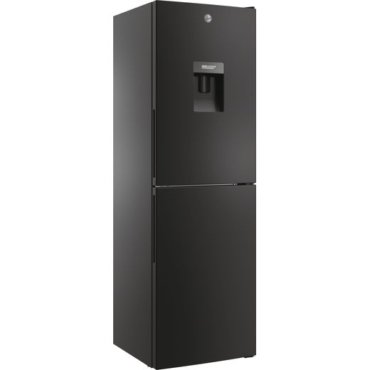 Hoover H-FRIDGE 300 Fridge Freezer - Matte Black - Right perspective shot