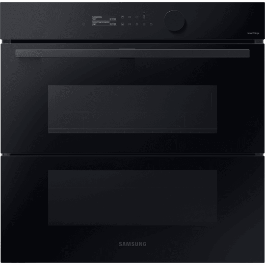 Samsung Series 5 Dual Cook Flex™ NV7B5750TAK Wifi Connected Built In Electric Single Oven with added Steam Function - Black Glass - A+ Rated