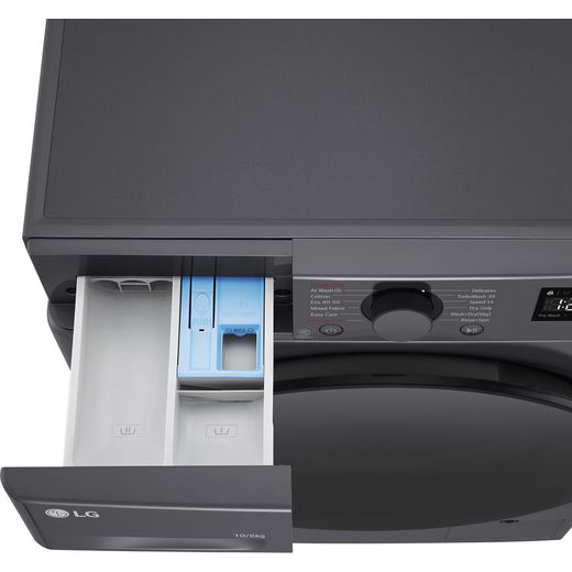 LG / 6Kg Washer Dryer - Slate Grey - Detergent drawer shot