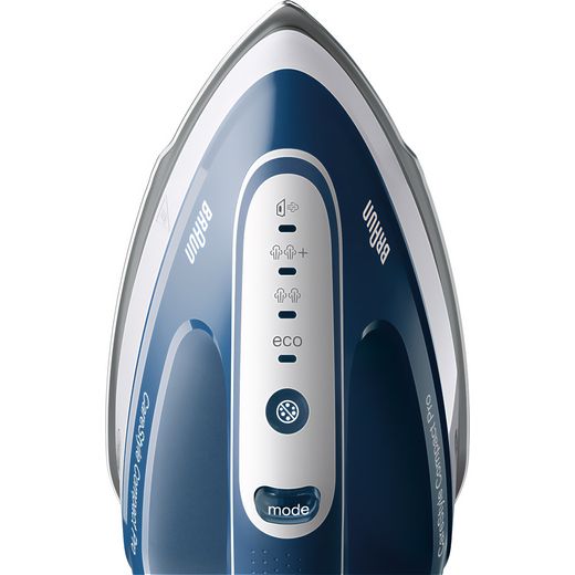 Braun Steam Generator Iron - White / Blue - Control panel shot