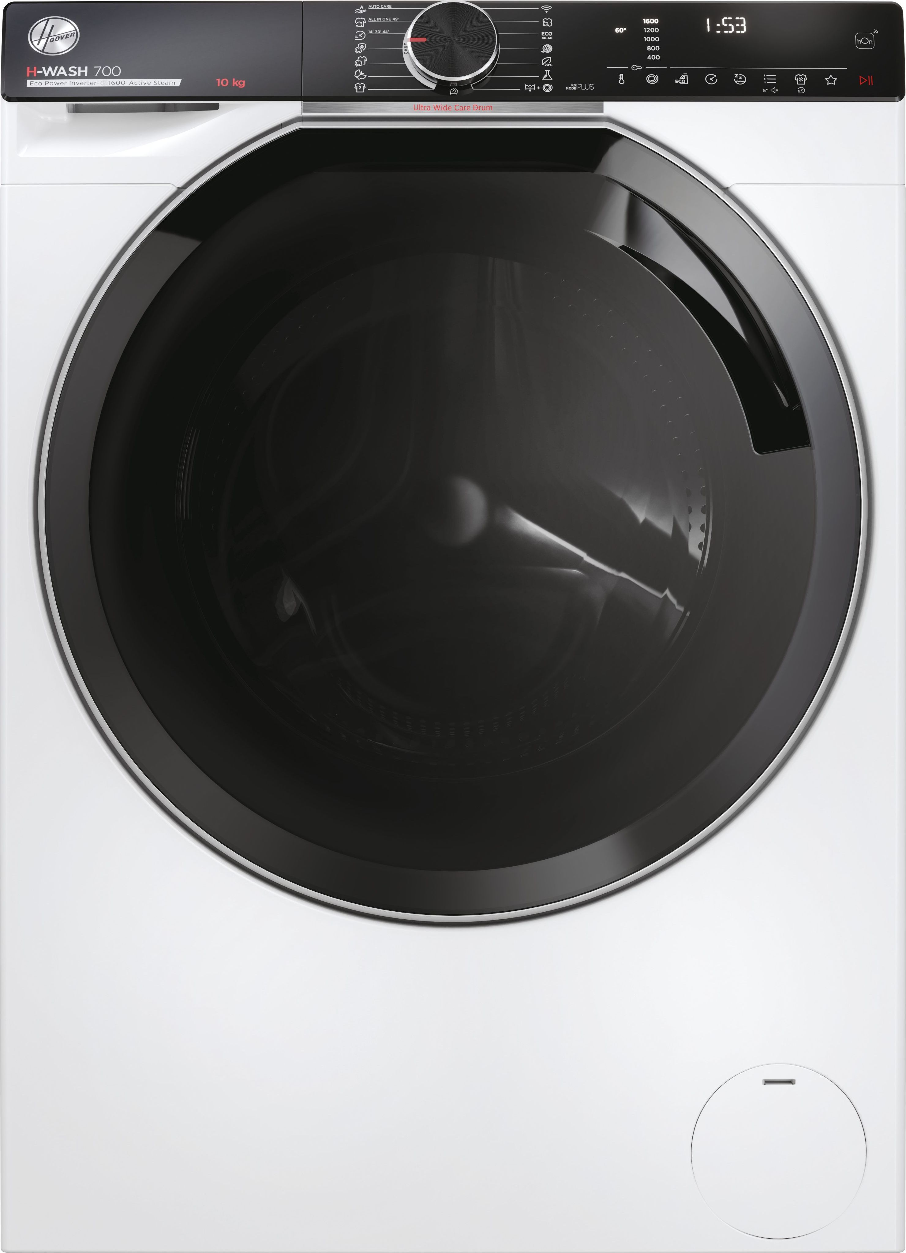 Hoover H-WASH 700 H7W610AMBC-80 10kg Washing Machine with 1600 rpm - White - A Rated, White