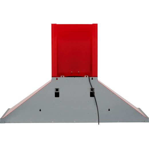 Smeg Portofino KPF12RD 120 cm Chimney Cooker Hood - Red