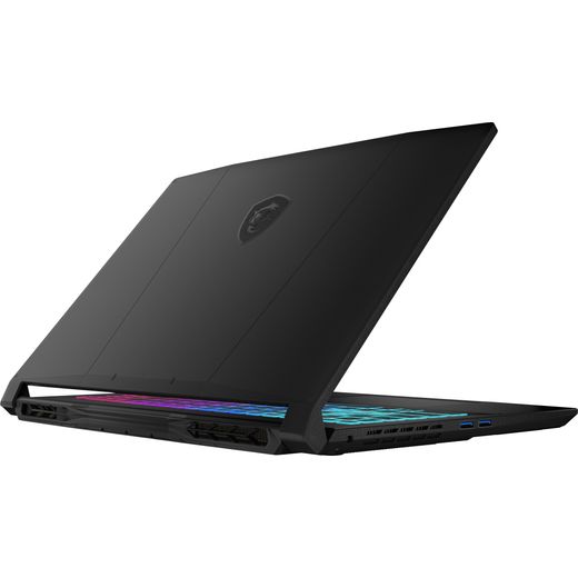 MSI Katana 15 15.6" Gaming Laptop - NVIDIA® GeForce® RTX™ 5070, Intel® Core™ i7, 512GB SSD - Black - Back left perspective