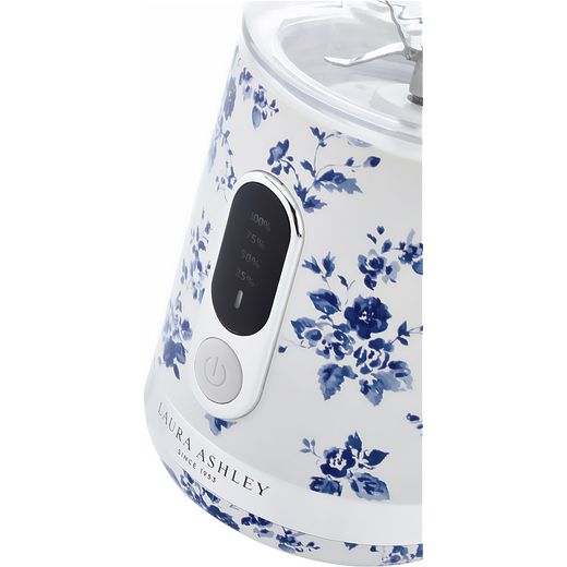 Laura Ashley VQSBBD614LACR Smoothie Maker - China Blue - Control button shot