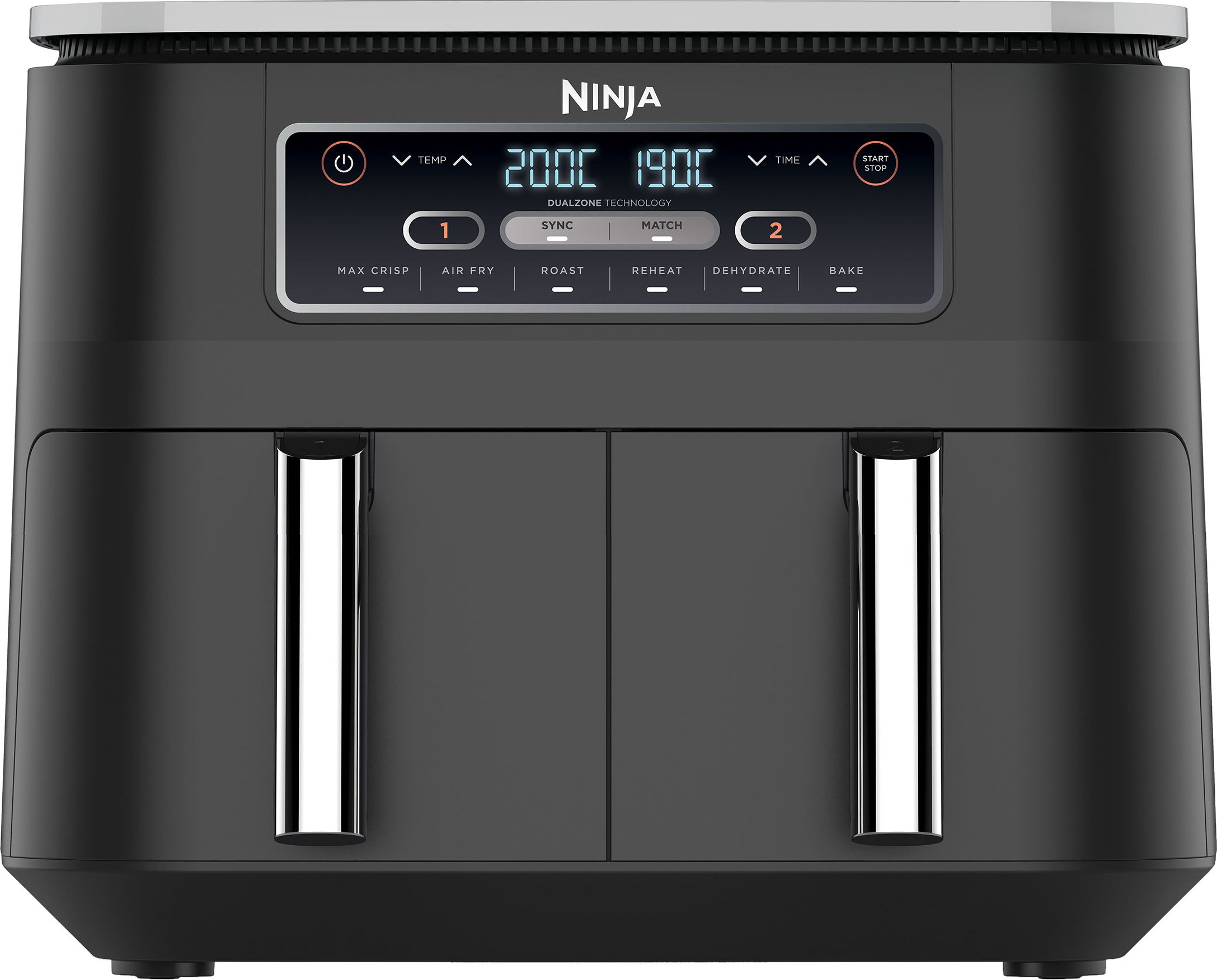 Ninja AF300UK Dual Zone Air Fryer 7.6L Black