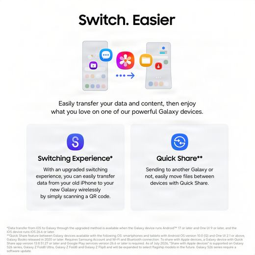 Samsung Galaxy Z Fold8 256GB in Graphite - Annotation - Switch to galaxy