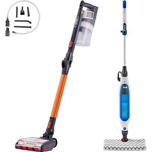 Shark IZ201S6001UK Cordless Vacuum, Steam Mop & Car Cleaning Kit Bundle