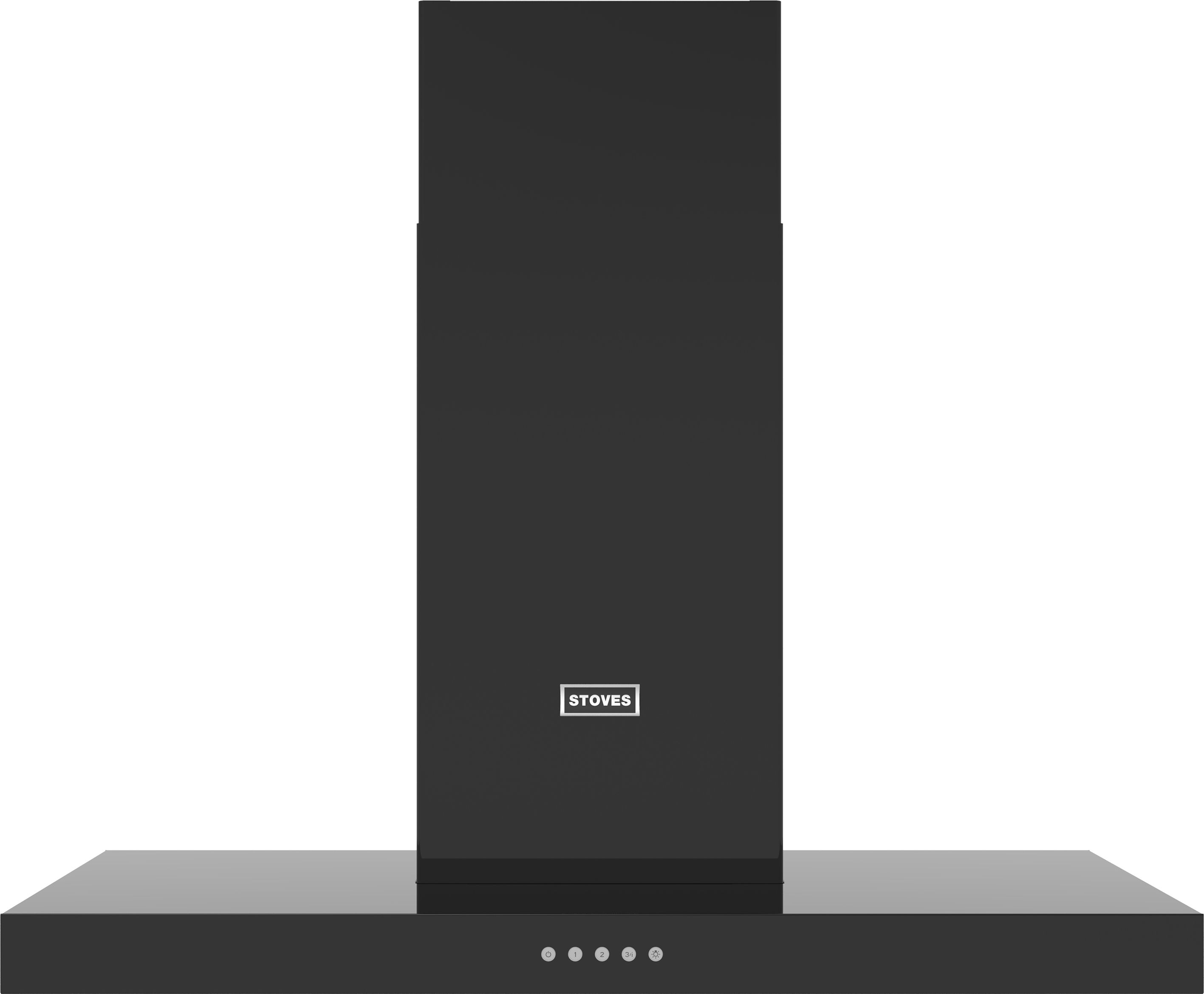 Stoves 90cm Chimney Cooker Hood - Black
