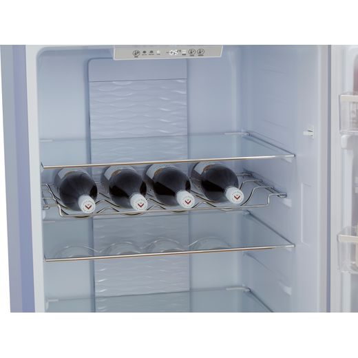 CDA 60/40 Frost Free Fridge Freezer - Blue - Bottle rack
