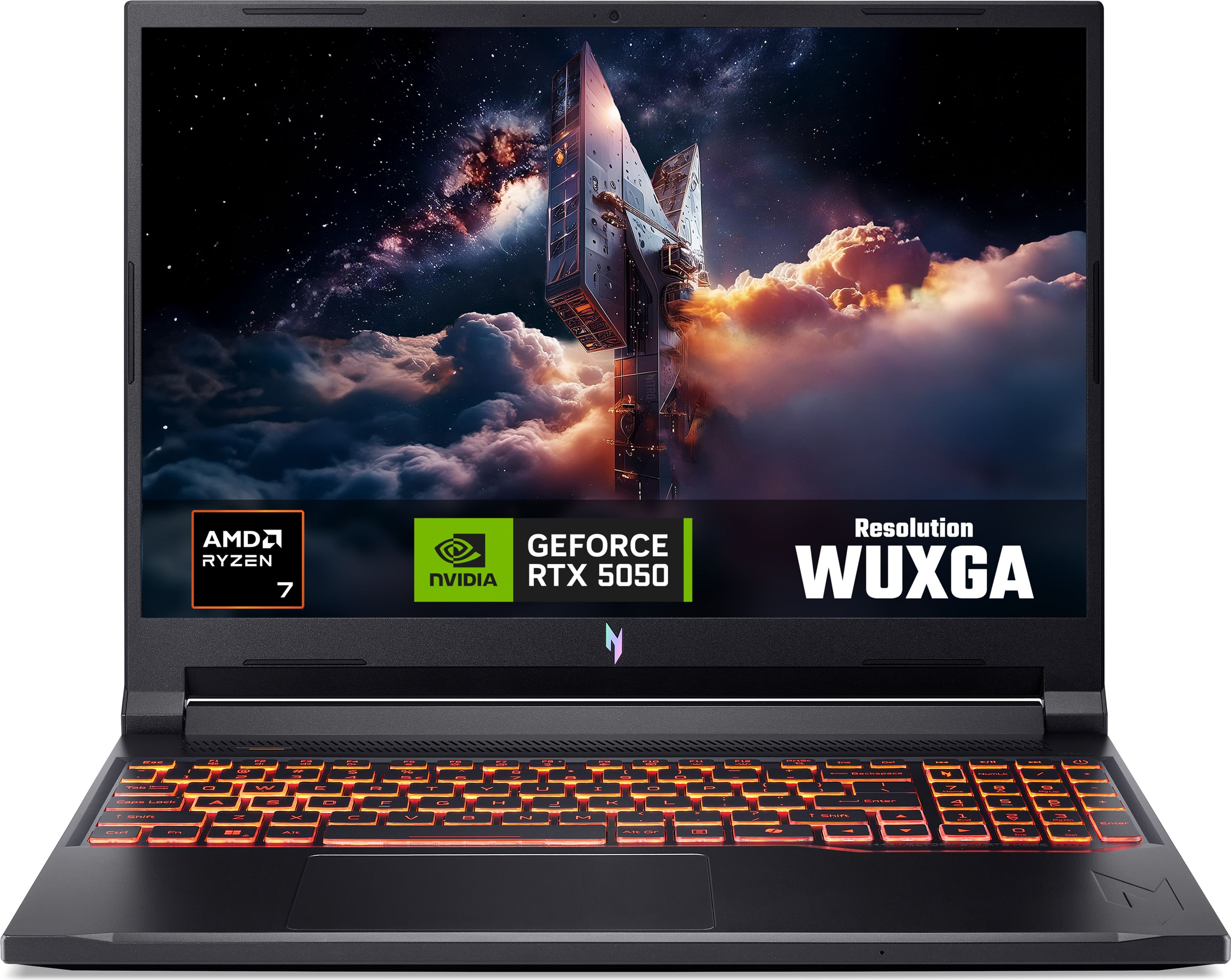 Acer - Nitro V 16 - Gaming Laptop - 16 inch - AMD Ryzen 7 - 512GB SSD - Black