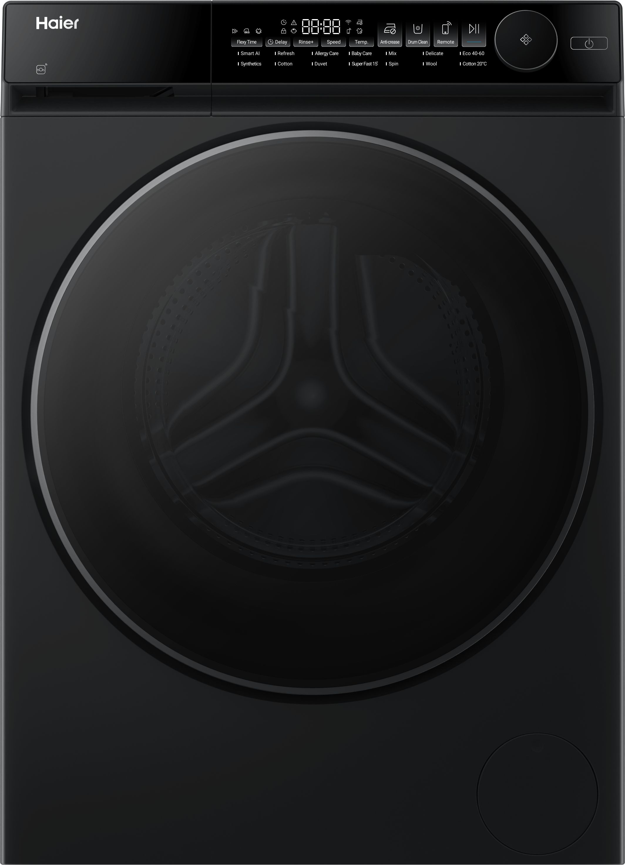 Haier HW100B14367BU1UK Washing Machine - 10 kg - 1400 RPM - Black