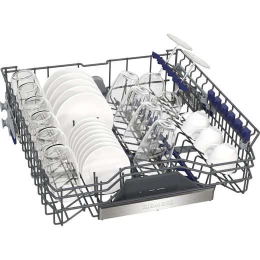Siemens IQ-500 Standard Dishwasher - Black Stainless Steel - Right  basket perspective shot