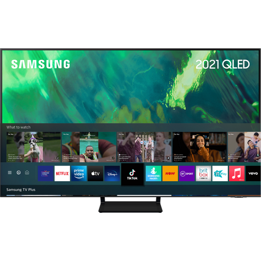 Samsung QLED QE75Q70AA 75" 4K Ultra HD TV With 100% Colour Volume, With Quantum Processor 4K and Apple TV App